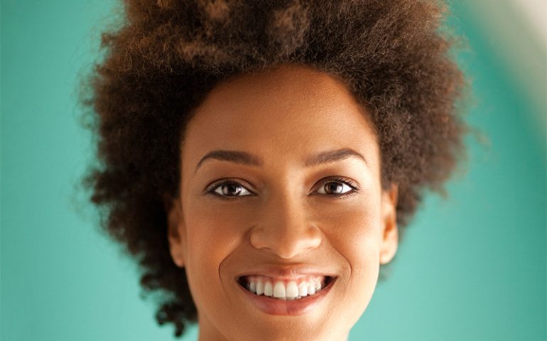 Beautiful African Woman Smiling